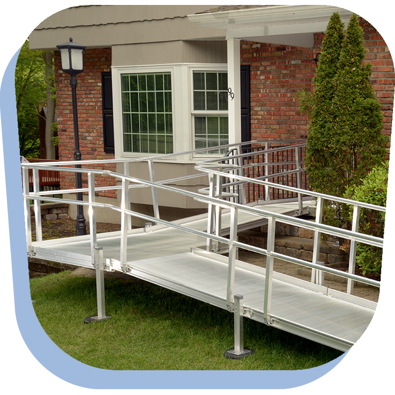 A product shot of LifeLyfts Residential Ramps.