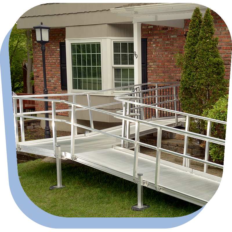 A product shot of LifeLyfts Residential Ramps.